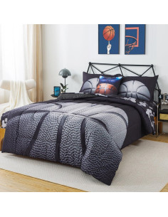 Juego de Edredón de Baloncesto ADASMILE A & S 6 Piezas Individual 2