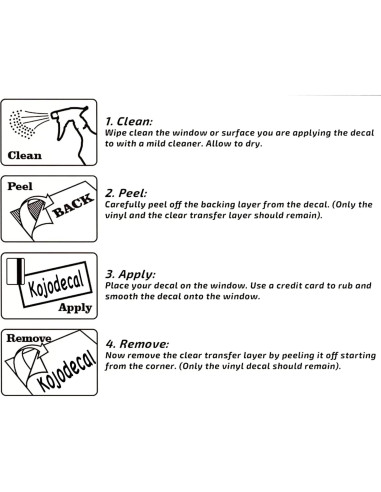 Calcomanía Vinilo Kojozone Gato Robótico 12.7 cm Blanco