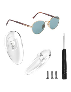 Almohadillas Nasales Atornillables PRADA Plateadas 16.5mm