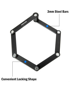 Candado Plegable Kryptonite 88.4cm Alta Seguridad Antirrobo 2