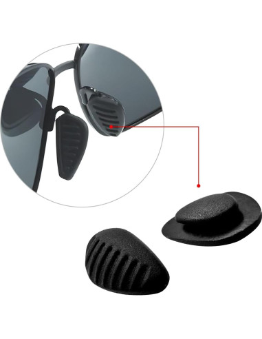 Almohadillas Nasales Nike para Gafas de Sol y Vista - 3 Pares