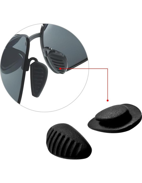 Almohadillas Nasales Nike para Gafas de Sol y Vista - 3 Pares
