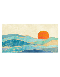 Póster de Arte Fine Art Sayaka Miko Ola de Marea 91x46 cm