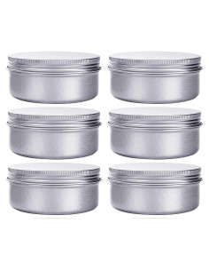Latas de Aluminio 180 mL Hulless con Tapa de Tornillo - 6 Pcs