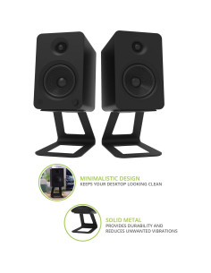 Soportes Elevados para Altavoces Kanto SE6 - 17.5 cm, 10 kg, Negro 2