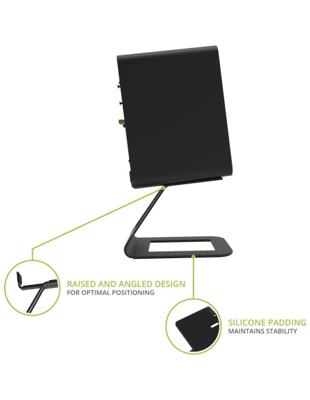 Soportes Elevados para Altavoces Kanto SE6 - 17.5 cm, 10 kg, Negro
