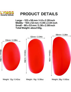 Juego de Herramientas de Escultura LYMGS - 3 Tamaños de Silicona 2