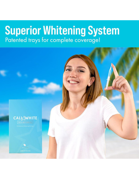 Recargas Gel Blanqueador Dental Cali White 3 x 5 ml 35% Peróxido