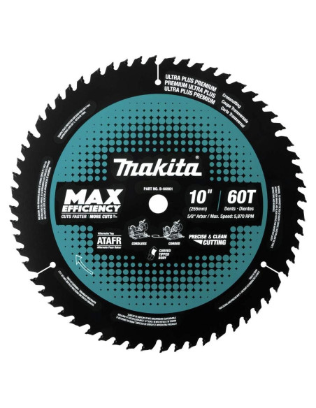 Hoja de sierra ingletadora Makita B-66961 25.4cm 60T Carburo