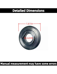 Tuerca de Brida Interna BXSILNY 43-34-0036 Paquete de 3 2