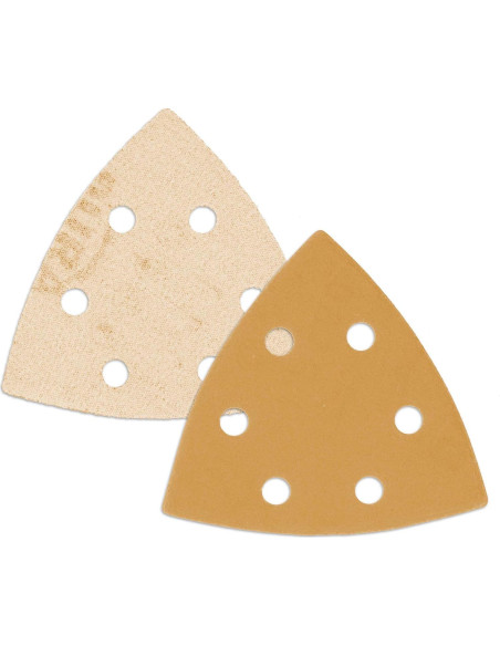 Hojas de Lijado Triangulares Dura-Gold 400 Granos - Caja de 20