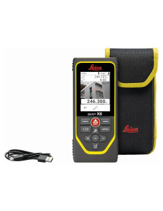 Medidor de Distancia Láser Leica DISTO X6 243.84m Bluetooth