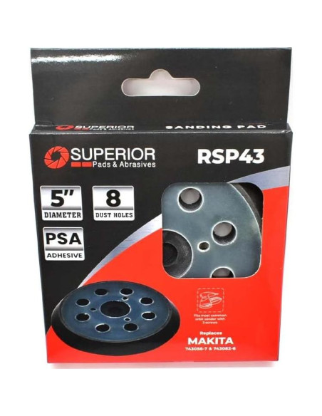 Almohadilla de Lijado 5" Superior Pads RSP43 para Makita