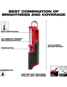 Luz LED Stick Milwaukee M12 12V - Herramienta Compacta 2