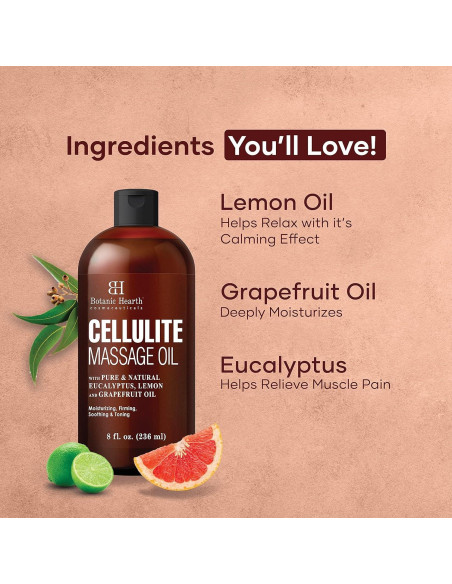 Aceite de Masaje Anticelulitis Botanic Hearth 236.6 ml