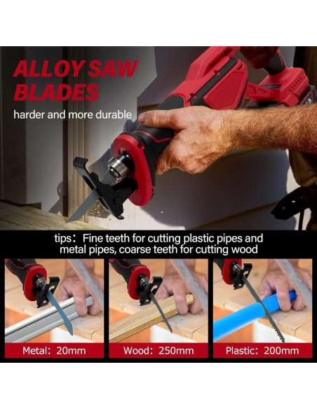 Sierra Recíproca Inalámbrica RAYLEEY 3500 RPM 25 cm
