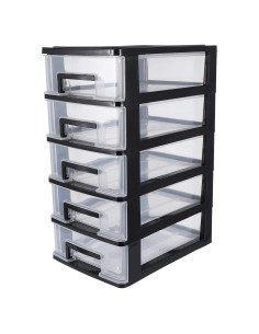 Organizador de Cajones de Plástico Toyvian 5 Capas 21x15x31cm