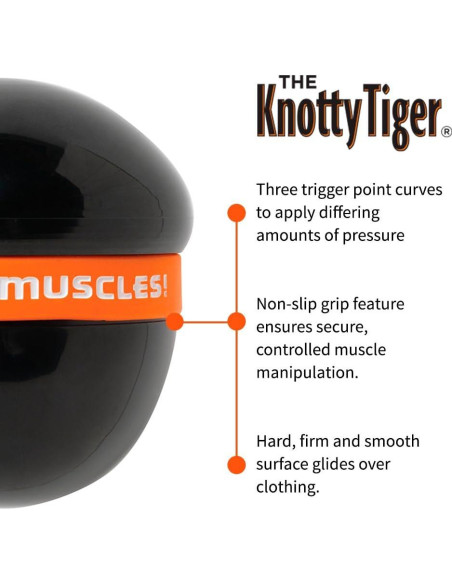 Herramienta de Masaje Knotty Tiger para Alivio Muscular