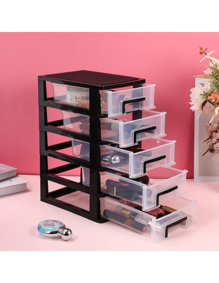 Organizador de Cajones de Plástico Toyvian 5 Capas 21x15x31cm