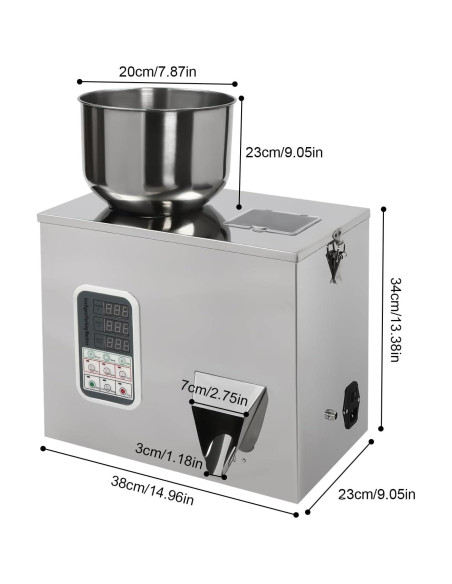 Máquina de Llenado Automática Cheuraivee 180W 1-100g