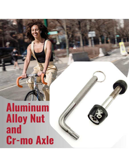 Abrazadera de Asiento de Bicicleta ONIPAX Antirrobo 7 Lóbulos