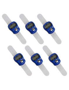 Contador de Dedos DONGKER 6 PCS Digital ABS Ahorro Energía