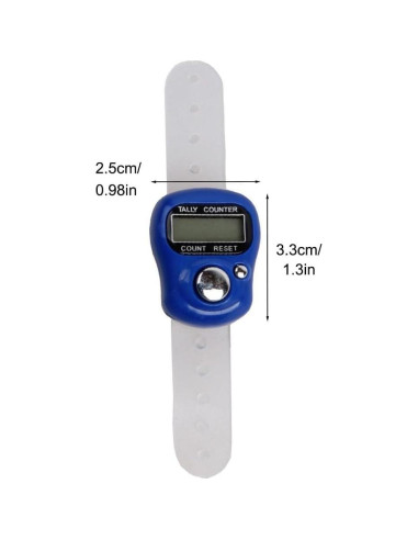 Contador de Dedos DONGKER 6 PCS Digital ABS Ahorro Energía