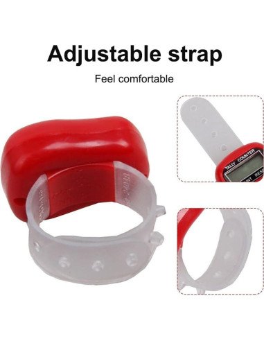 Contador de Dedos DONGKER 6 PCS Digital ABS Ahorro Energía