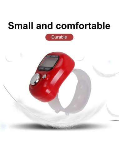 Contador de Dedos DONGKER 6 PCS Digital ABS Ahorro Energía