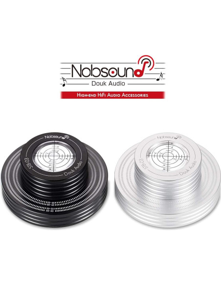 Peso de disco de aluminio Nobsound DZ052_S para giradiscos LP