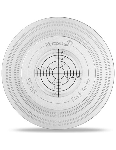 Peso de disco de aluminio Nobsound DZ052_S para giradiscos LP