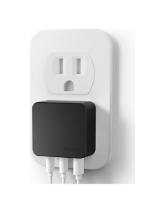 Cargador USB C Nekmit 67W Rápido 3 Puertos GaN Negro