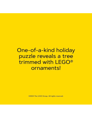 Rompecabezas Navidad LEGO 4x100 Piezas Árbol Decorado