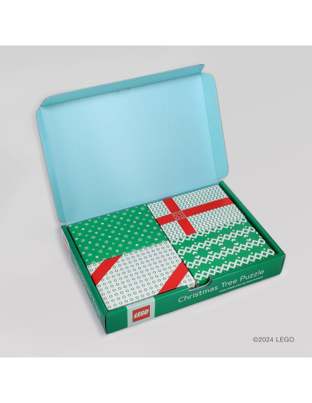 Rompecabezas Navidad LEGO 4x100 Piezas Árbol Decorado