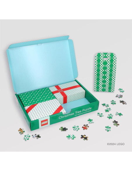 Rompecabezas Navidad LEGO 4x100 Piezas Árbol Decorado