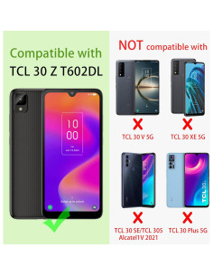 Funda Brillante KuDiNi para Alcatel TCL 30 Z T602DL Verde 2