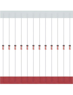 30 Diodos Schottky 1N34A ALLECIN 50mA 65V DO-7 2