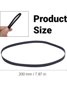 Cinta de Reemplazo para Tocadiscos LiebeWH 40cm Goma Duradera 2