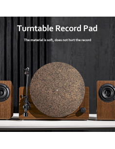 Alfombrilla de Corcho para Tocadiscos 12" Ciciglow - Antideslizante 2