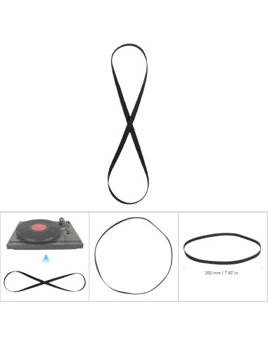 Cinta de Reemplazo para Tocadiscos LiebeWH 40cm Goma Duradera