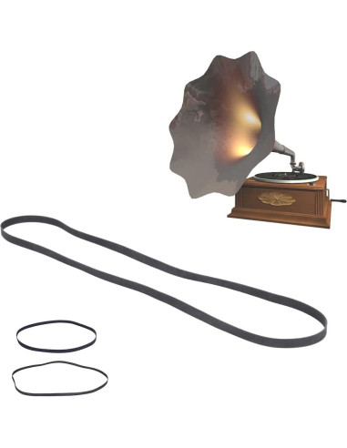 Cinta de Reemplazo para Tocadiscos LiebeWH 40cm Goma Duradera