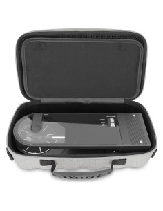 Funda de Viaje CASEMATIX para Tocadiscos Portátil Audio-Technica AT-SB727 - Gris
