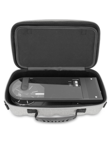 Funda de Viaje CASEMATIX para Tocadiscos Portátil Audio-Technica AT-SB727 - Gris