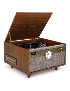 Centro de Música Victrola Century 6-en-1 con Bluetooth y Vinilo