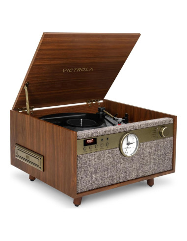 Centro de Música Victrola Century 6-en-1 con Bluetooth y Vinilo