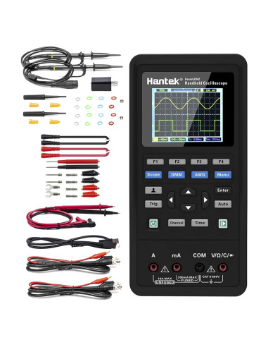 Osciloscopio Digital Hantek 2D42 40MHz 2CH Multímetro Generador