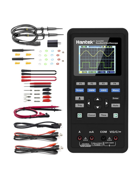 Osciloscopio Digital Hantek 2D42 40MHz 2CH Multímetro Generador