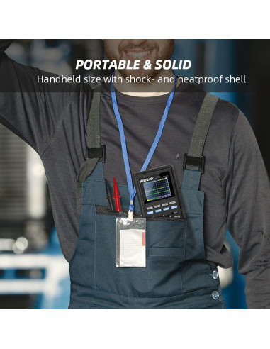 Osciloscopio Digital Hantek 2D42 40MHz 2CH Multímetro Generador