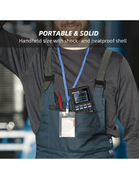 Osciloscopio Digital Hantek 2D42 40MHz 2CH Multímetro Generador