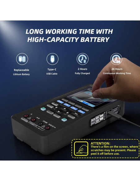 Osciloscopio Digital Hantek 2D42 40MHz 2CH Multímetro Generador